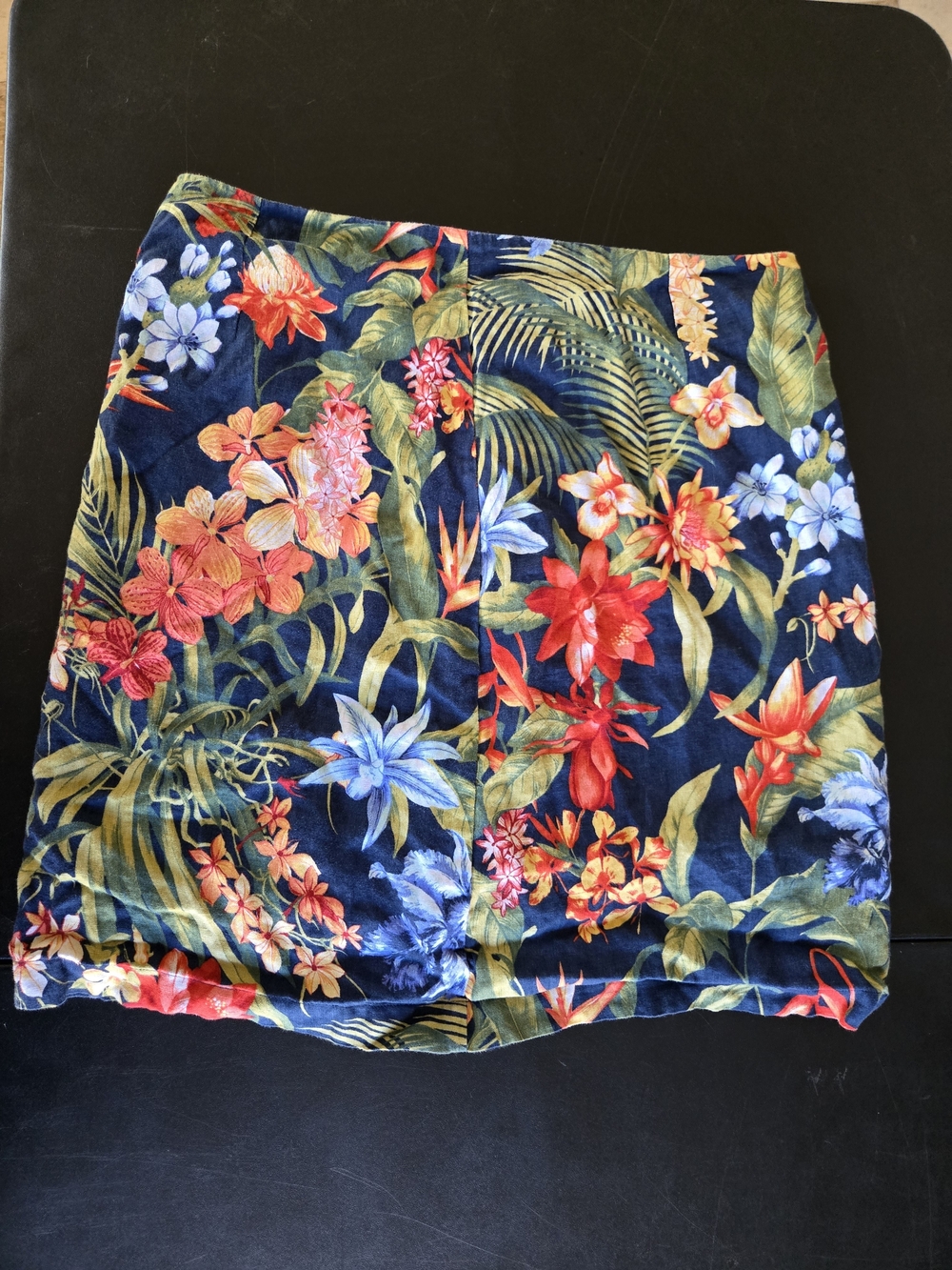 Tommy Bahama Navy Tropical Floral Mini Skirt